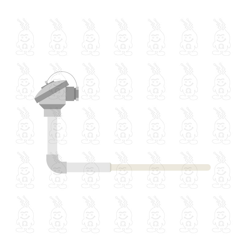 SENSOR TERMOPAR CONVENCIONAL CERÂMICO PARA LEITURA DE TEMPERATURA INDUSTRIAL