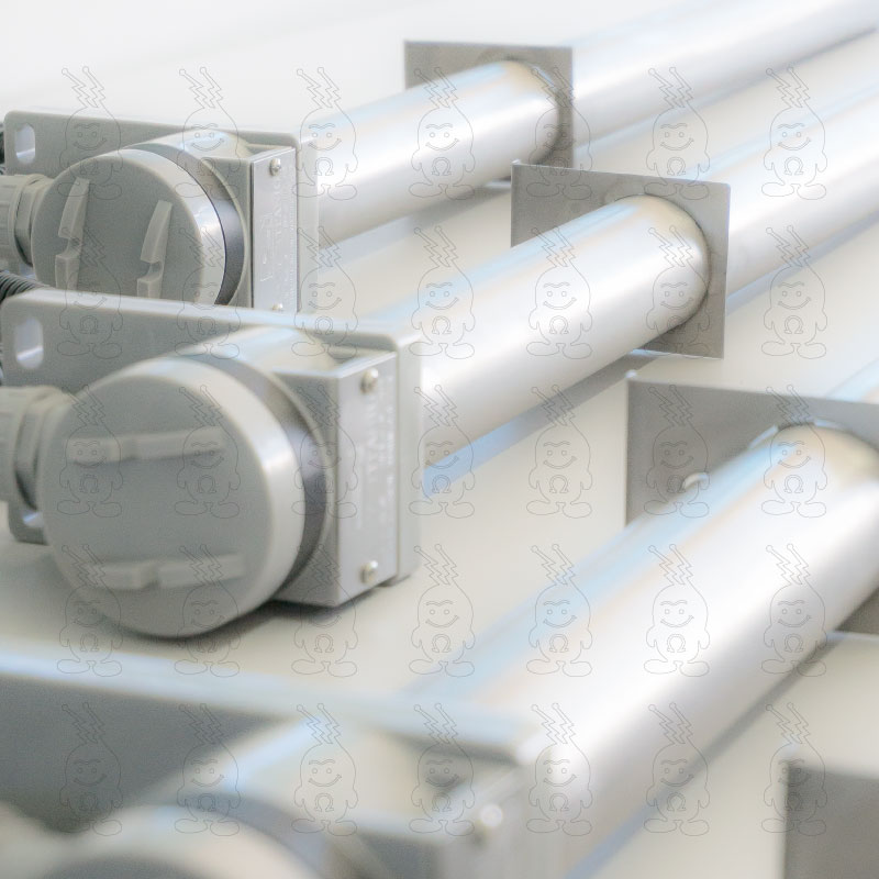 RESISTÊNCIA IMERSÃO SOBRE BORDA ANTICHAMAS SAFEHEAT™ PARA TANQUES DE GALVANOPLASTIA DE METAIS