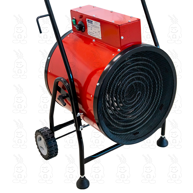 AQUECEDOR DE AMBIENTES COM RODÍZIO E PUXADOR PARA CLIMATIZAÇÃO E AQUECIMENTO DE AR