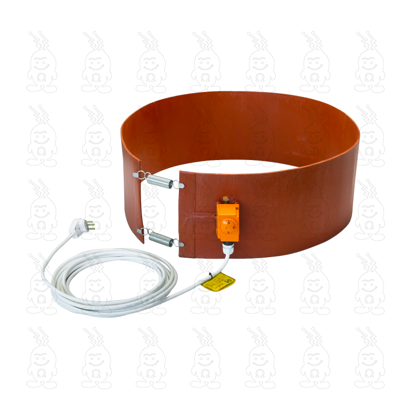 RESISTÊNCIA MANTA DE SILICONE FLEXÍVEL PARA AQUECIMENTO DE TAMBORES, TONÉIS, BARRIS, TANQUES E SUPERFÍCIES