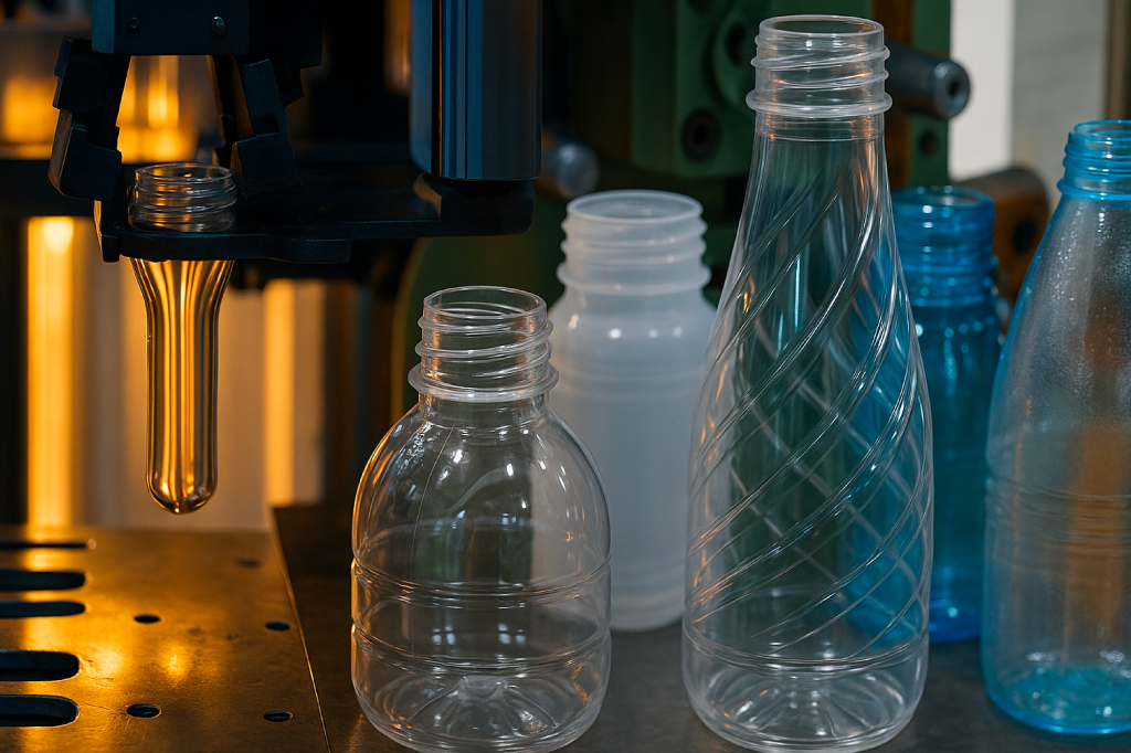 Moldagem por Sopro de Plásticos: Aquecimento Preciso para Embalagens e Peças Ocas de Alta Performance com a Casa das Resistências®